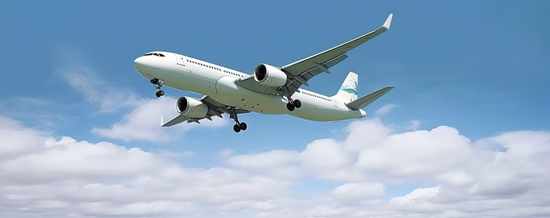 安全的飞机飞行在蓝天下,高清,摄影图,摄影图片,图片大全,摄影图免费下载